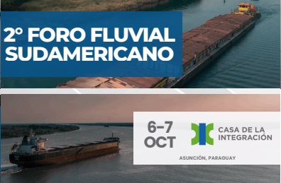 Paraguay será sede del 2º Foro Fluvial Sudamericano