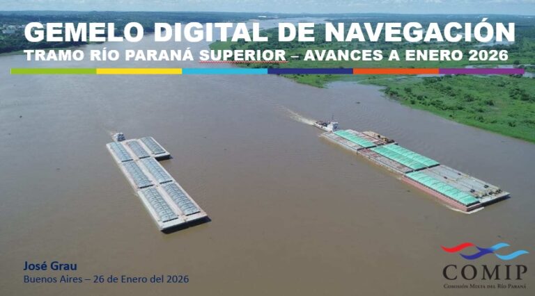 Gemelo Digital de Navegación – Tramo Río Paraná Superior